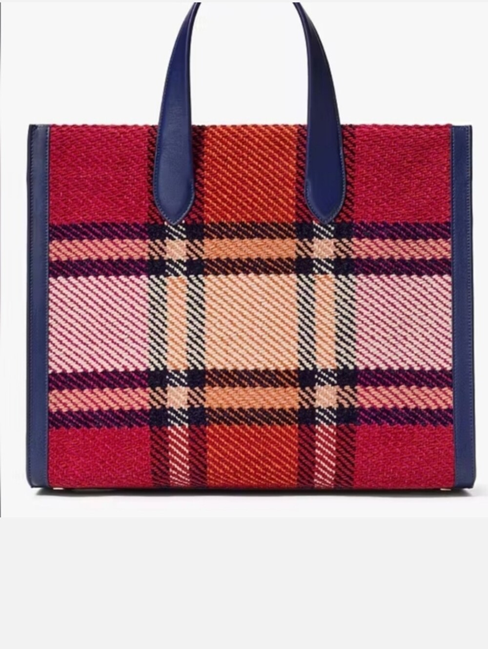Kate Spade Manhattan Grand Plaid Tweed Large Tote - Picture 6 of 6